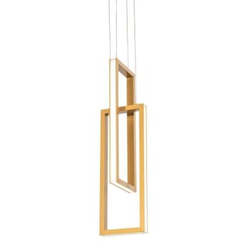 Image for AFX® Cole 6 In. LED Pendant Fixture Gold 120v, 3000k from HD Supply