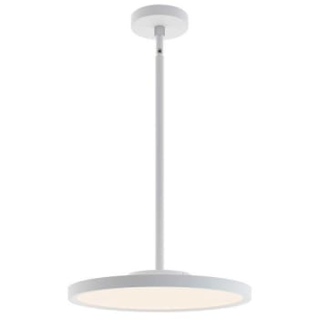 Image for AFX® Edge Round Large 16 In. LED Pendant Fixture White 120-277v, 30/40/50k from HD Supply