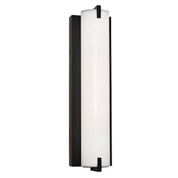 AFX Axel 16 In. LED Wall Sconce Black 120-277v, 27/30/35/40/50k