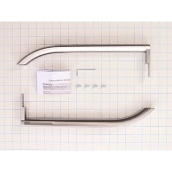 Image for Electrolux Door Handle Set Stainless Steel For Refrigerator, Part #242075501 from HD Supply