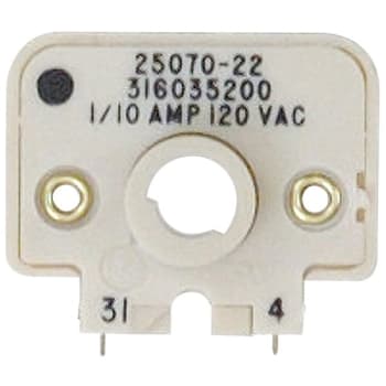 Image for Electrolux Replacement Spark Ignitor Switch For Range, Patr#316035200 from HD Supply