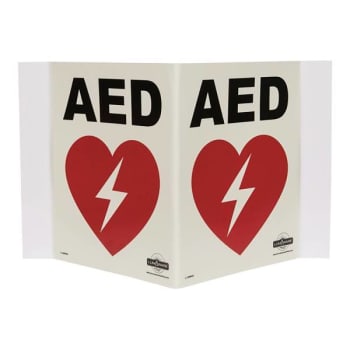 Image for Lumaware Illuminating Aed Panoramic Sign from HD Supply