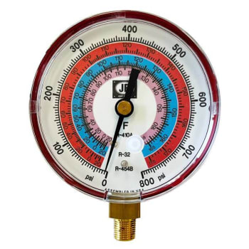 Image for Jb Industries Pressure Gauge For R32/r454b/r410a - 3" Illuminating from HD Supply