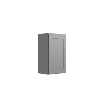 Image for Cnc Cabinetry Luxor 1-Door Wall Cabinet, 9"w X 42"h X 12"d, Shaker Misty Grey from HD Supply