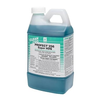 Spartan Profect 256 Super Hdq 1/2 Oz Neutral Disinfectant W/ Dye/Frag, Case Of 4