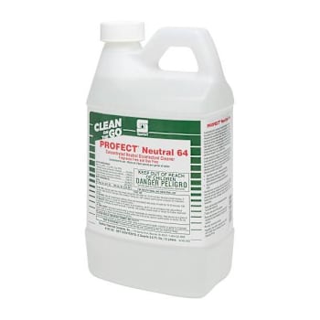 Spartan Profect Neutral 64 2oz Neutral Disinfectant No Dye/Frag, Case Of 4