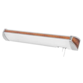 AFX® Ideal 40 In. LED Overbed Fixture Mahogany 120v, 3000k
