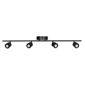 Image for AFX® Core 4-Light LED Fixed Rail Track Fixture, Black from HD Supply