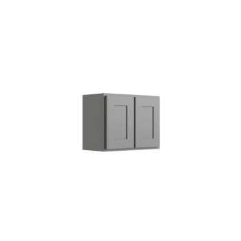 Image for Cnc Cabinetry Luxor 2-Door Wall Cabinet, 24"w X 18"h X 12"d, Shaker Misty Grey from HD Supply