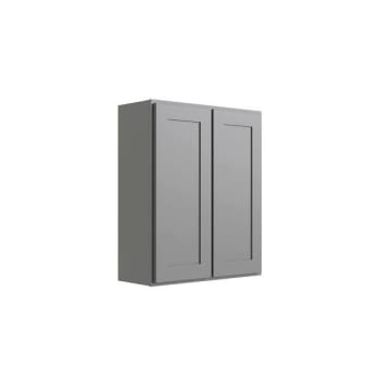 Image for Cnc Cabinetry Luxor 2-Door Wall Cabinet, 33"w X 36"h X 12"d, Shaker Misty Grey from HD Supply