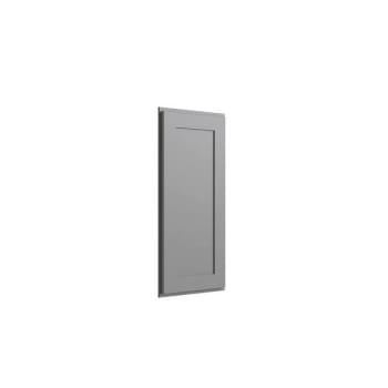 Image for Cnc Cabinetry Luxor 1-Door Wall End Cabinet, 12"wx36"hx12"d, Shaker Misty Grey from HD Supply