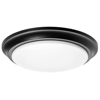 AFX® Baron 12 In. LED Flush Mount Black 120v, 27/30/35/40/50k