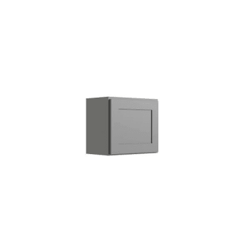 Image for Cnc Cabinetry Luxor 1-Door Wall Cabinet, 21"w X 18"h X 12"d, Shaker Misty Grey from HD Supply