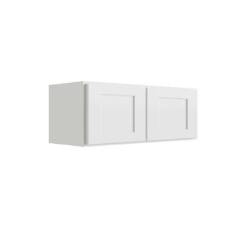 Image for Cnc Cabinetry Luxor 2-Door Wall Cabinet, 36"w X 12"h X 24"d, Shaker White from HD Supply