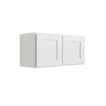 Image for CNC Cabinetry Luxor 2-Door Wall Cabinet, 39"W X 24"H X 24"D, Shaker White from HD Supply