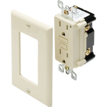 Hubbell® 15 Amp 125 Volt Commercial Self-Test GFCI Receptacle (Ivory)