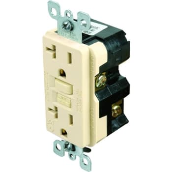 Image for Hubbell® 20 Amp 125 Volt Commercial Self-Test Gfci Receptacle (Ivory) from HD Supply