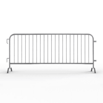 Image for Angry Bull Barricades Angrycade Bridge Foot Heavy Duty Metal Crowd Control Barricade - Steel from HD Supply