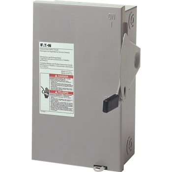 Image for Eaton 30 Amp, 3 Pole General Duty Non-Fusible Outdoor Safety Switch from HD Supply