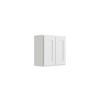Cnc Cabinetry Luxor 2-Door Wall Cabinet, 39"w X 24"h X 12"d, Shaker White