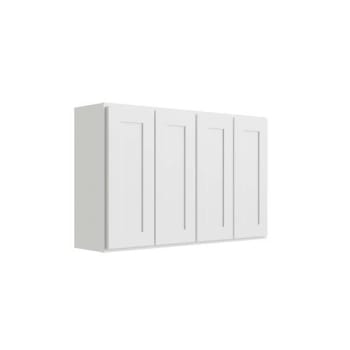 Image for Cnc Cabinetry Luxor 4-Door Wall Cabinet, 54"w X 30"h X 12"d, Shaker White from HD Supply