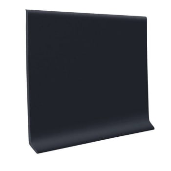 Image for Roppe Black Vinyl Wallbase Cove 4" H X 120 Feet from HD Supply