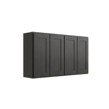 Image for Cnc Cabinetry Luxor 4-Door Wall Cabinet, 54"w X 30"h X 12"d, Shaker Smoky Grey from HD Supply
