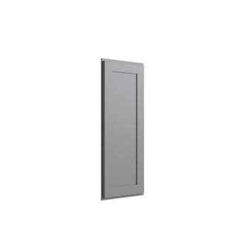 Image for Cnc Cabinetry Luxor 1-Door Wall End Cabinet, 12"wx42"hx12"d, Shaker Misty Grey from HD Supply