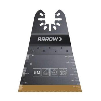 Arrow Titanium Coated Bi-Metal Wood And Nail Blade, 2-11/16"