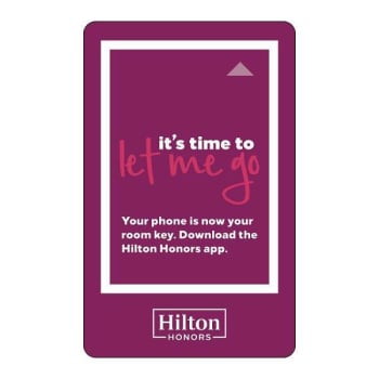 Hilton Magnetic Stripe Key Card Case Of 500