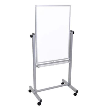 Image for Luxor Ds Magnetic Mobile Dry-Erase Whiteboard 24" X 36" Alum Frame Gray Finish from HD Supply