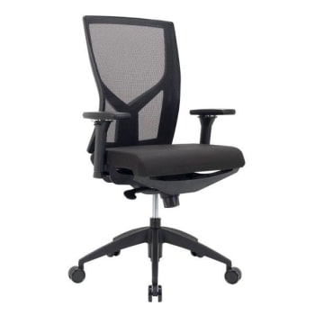 Image for Workpro Oceanic Mesh/Fabric Ergonomic High-Back Black Bifma Compliant from HD Supply