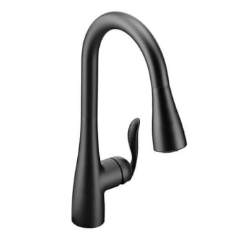 Image for Moen Matte Black One-Handle Pulldown Kitchen Faucet Model 7594bl from HD Supply