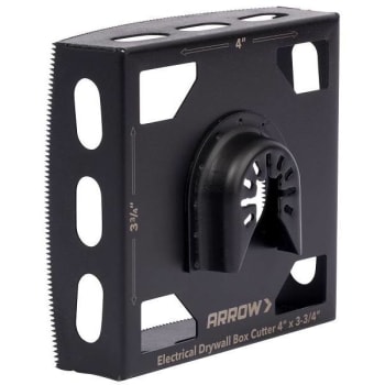 Image for Arrow 2 Gang Electrical Drywall Box Cutter, 4" X 3-3/4" from HD Supply