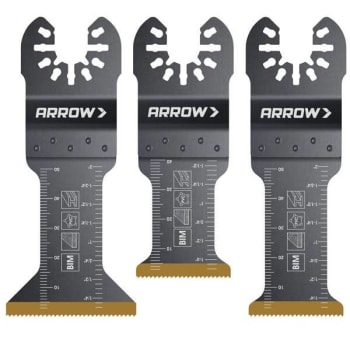 Image for Arrow Titanium Coated Metal/Wood Variety Pack, Package Of 3 from HD Supply