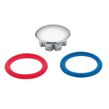 Image for Cleveland Faucet Group 2 Handle Insert Chrome Model 40084 from HD Supply