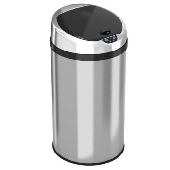 Image for Hls Commercial 8g Rectangular Stainless Steel Sensor Trash Can from HD Supply