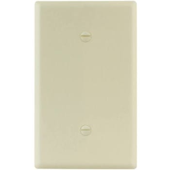 Titan3 Ivory Smooth 1-Gang Blank Standard Metal Wall Plate
