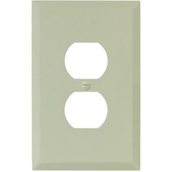 Image for Titan3 Ivory Tex Tured 1-Gang Duplex  Jumbo Metal Wall Plate from HD Supply