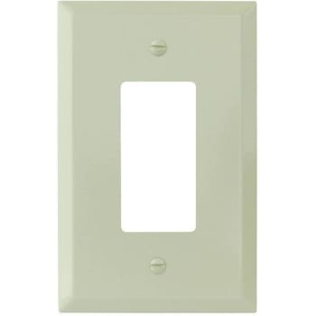 Image for Titan3 Ivory Smooth 1-Gang Rocker Jumbo Metal Wall Plate from HD Supply