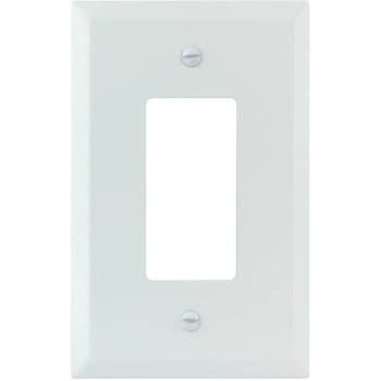 Image for Titan3 White Smooth 1-Gang Rocker Jumbo Metal Wall Plate from HD Supply