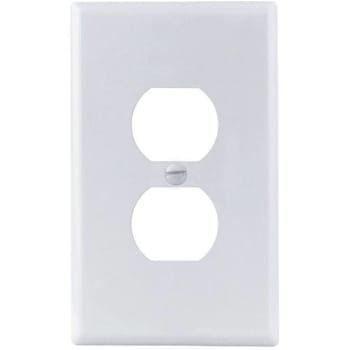 Image for Titan3 White Smooth 1-Gang Duplex Standard Metal Wall Plate from HD Supply