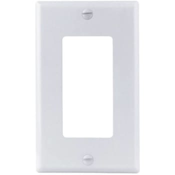 Image for Titan3 White Smooth 1-Gang Rocker Standard Metal Wall Plate from HD Supply