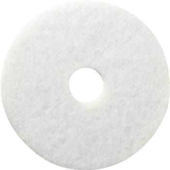 Image for Renown Polishing Floor Pad, 12", White, Case Of 5 from HD Supply