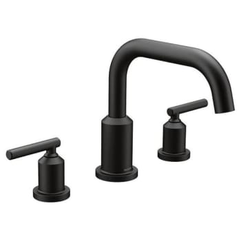 Image for Moen Gibson 3 Handle Roman Tub Faucet In Matte Black from HD Supply