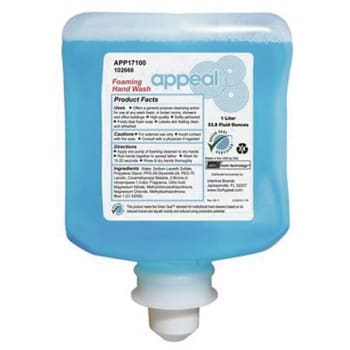 Image for Appeal 1 L  Foaming General Purpose Hand Soap Cartridge Case Of 4 from HD Supply