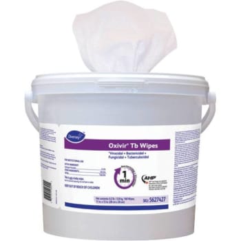 Oxivir 11 In X 12 In Tb Disinfecting Wipes 160 Count Bucket, 4 Buckets Per Case