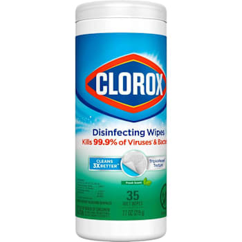 Image for Clorox Disinfecting Wipes, Bleach Free, Fresh Scent, 35 Count, Case Of 12 from HD Supply