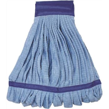 Image for Renown Microfiber Tube Mop Head With Canvas Headband Medium (Blue) from HD Supply