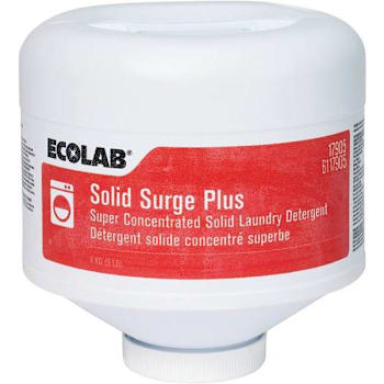 Ecolab 9 Lb. Solid Surge Plus Laundry Detergent Pods (4-Pack)